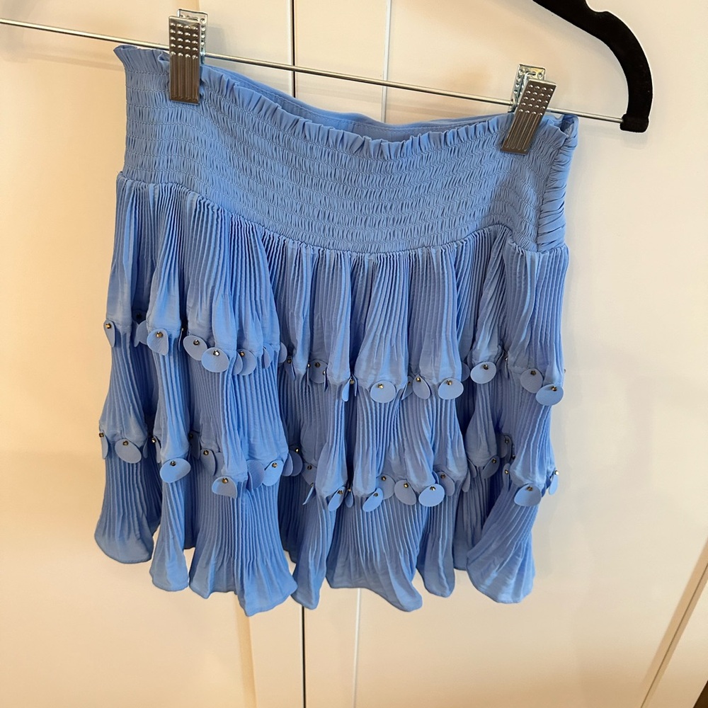 Ramy Brook Valentina Tiered Mini Skirt
